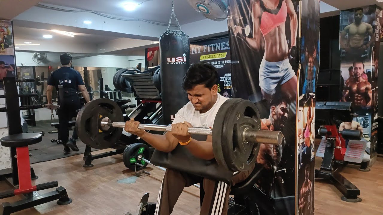 Gym vlog - biceps triceps heavy workout 💪