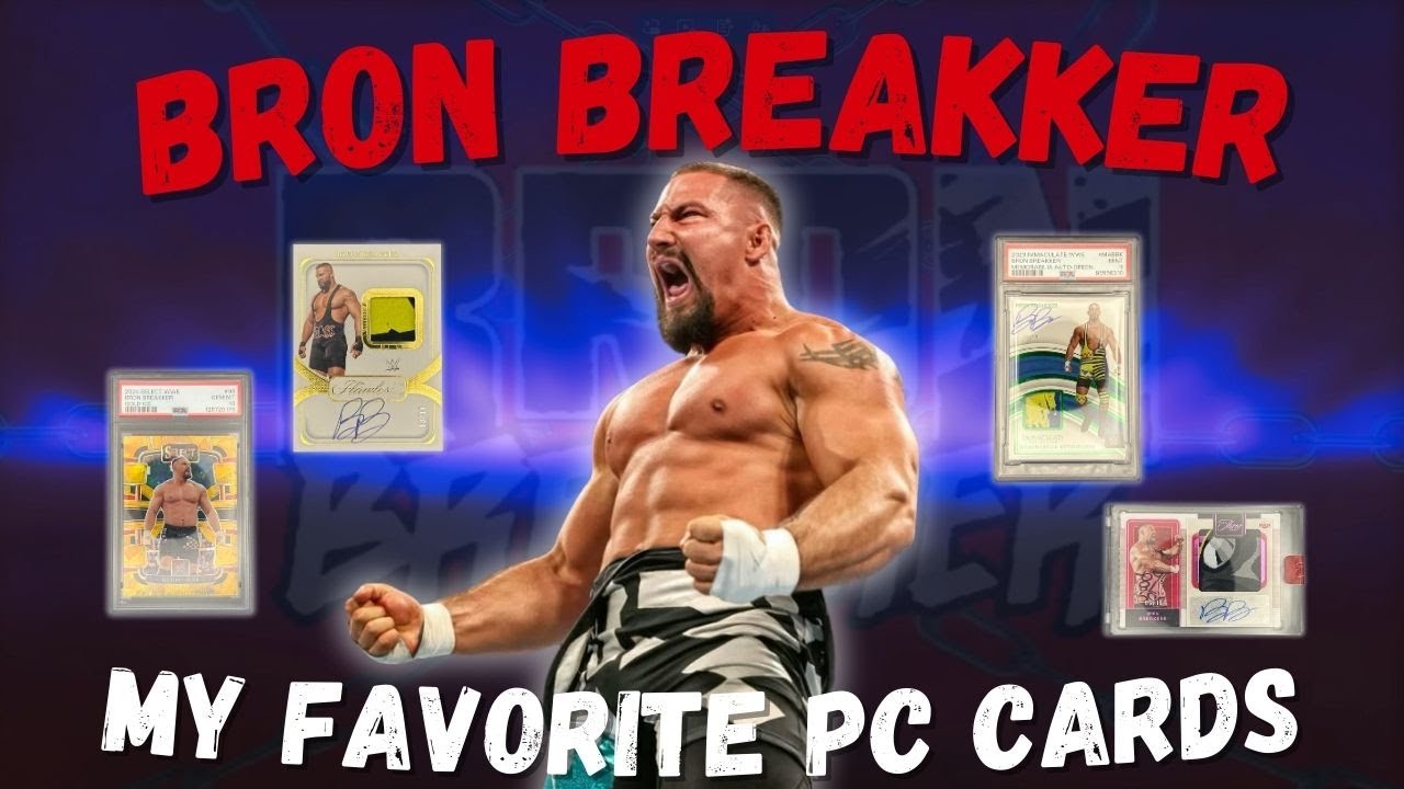 Выбрал 25 своих любимых карт Bron Breakker.