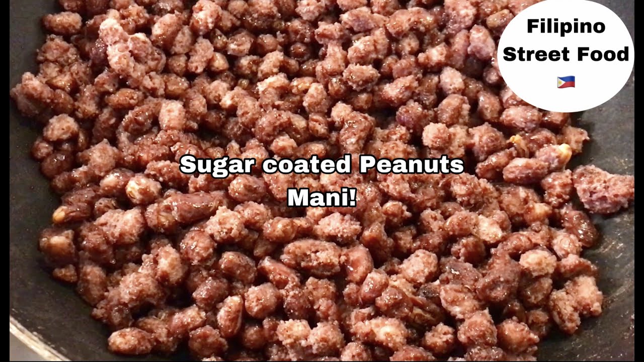 HOW TO COOK SUGAR COATED PEANUTS ! MANI ! FILIPINO STREET FOOD by Jan Can Cook Kitchen