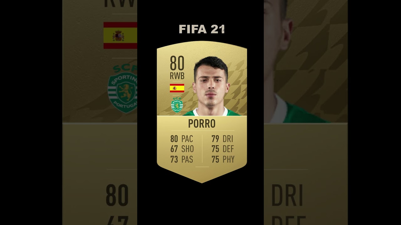Pedro Porro in EVERY FIFA (FIFA 19-EAFC 24) #like #subscribe