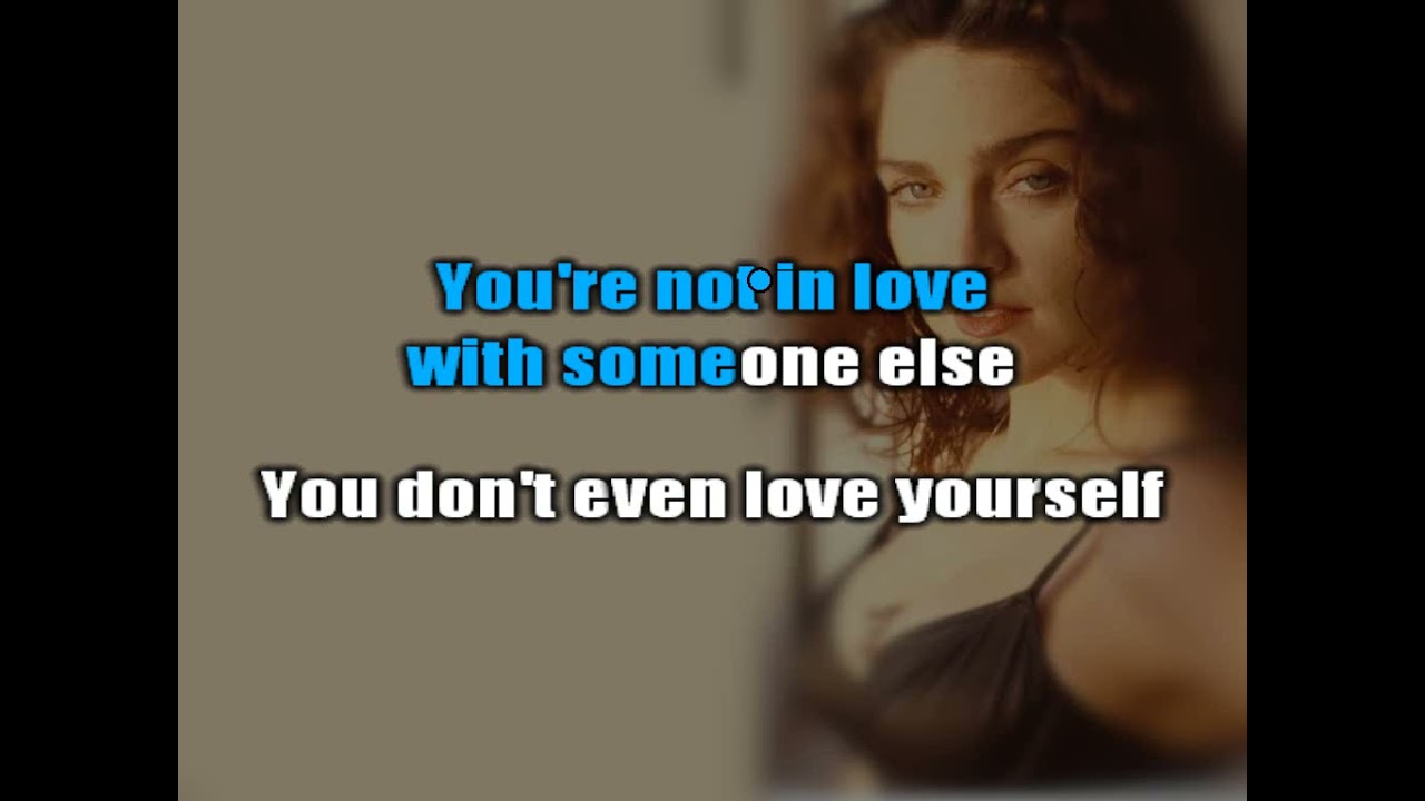 Madonna   Till Death Do Us Part Karaoke