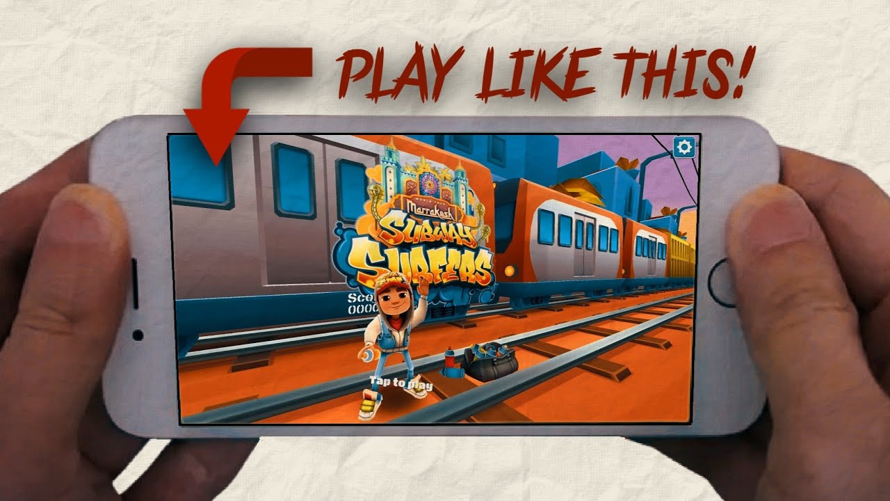How to play Subway Surfers in landscape mode in Android!