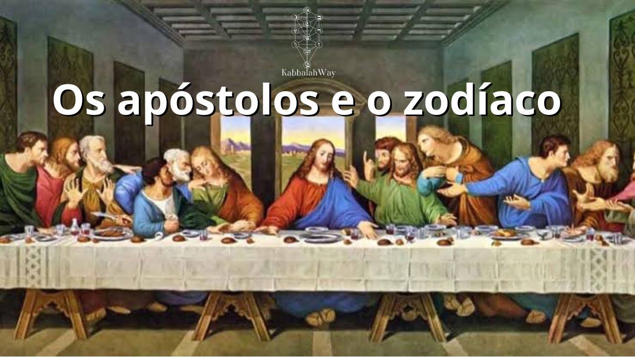 CADA APÓSTOLO REPRESENTA UM SIGNO DO ZODÍACO.
