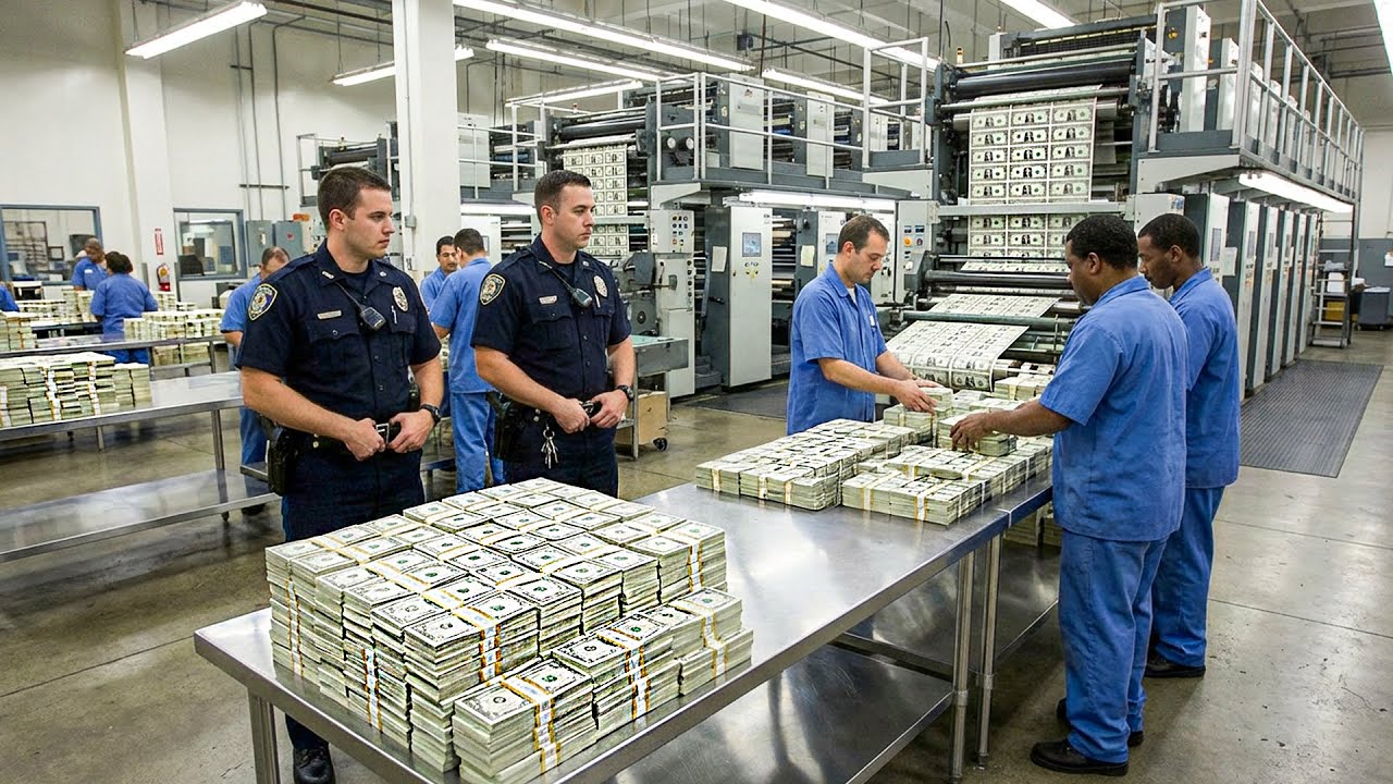 How America Actually Makes Dollar Bills | Real Factory Process (You’ve Never Seen This)