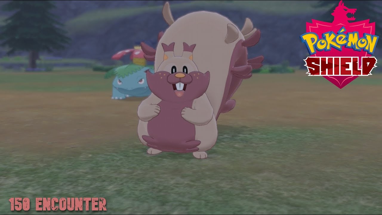Shiny Greedent In Pokemon Shield After 150 Encounter