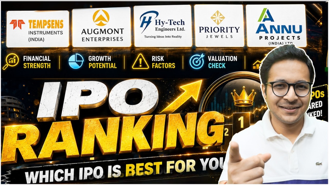 IPO Ranking - Augmont IPO Vs Tempsens IPO Vs Hy-Tech Engineers IPO Vs Symbiotec IPO Vs Skyways IPO
