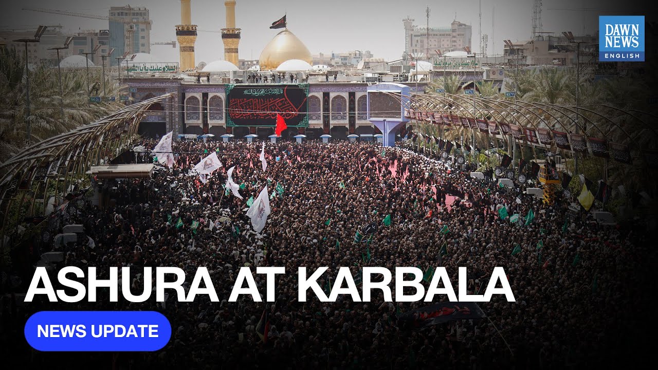 Shia Muslims Commemorate Ashura At Karbala, Iraq | Muharram
