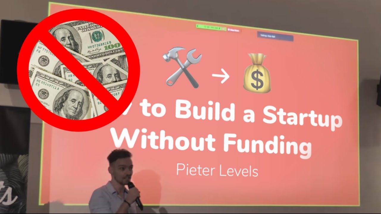 How to Build a Startup Without Funding by Pieter Levels @ Dojo Bali