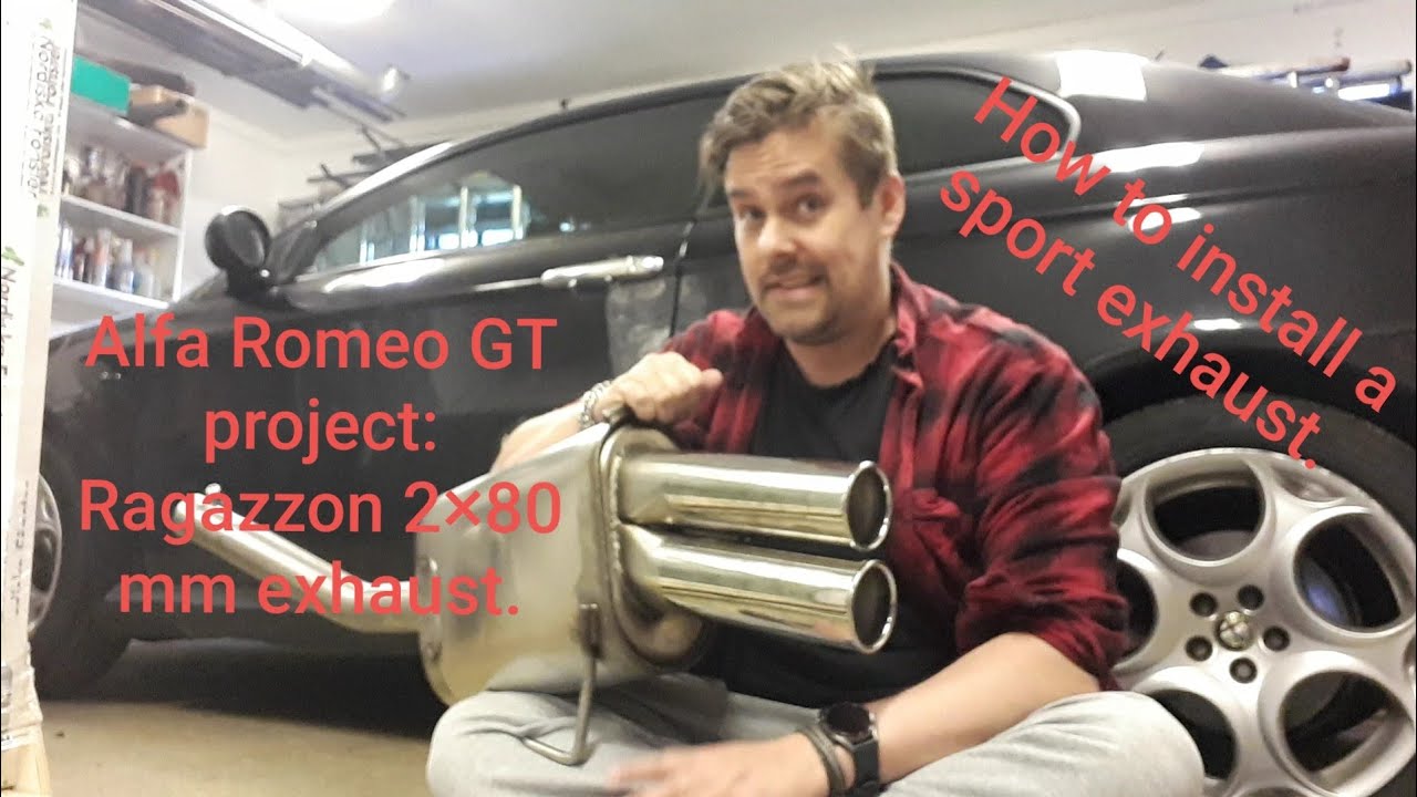 Alfa Romeo GT project: Finally, I am installing my new Ragazzon sport exhaust!