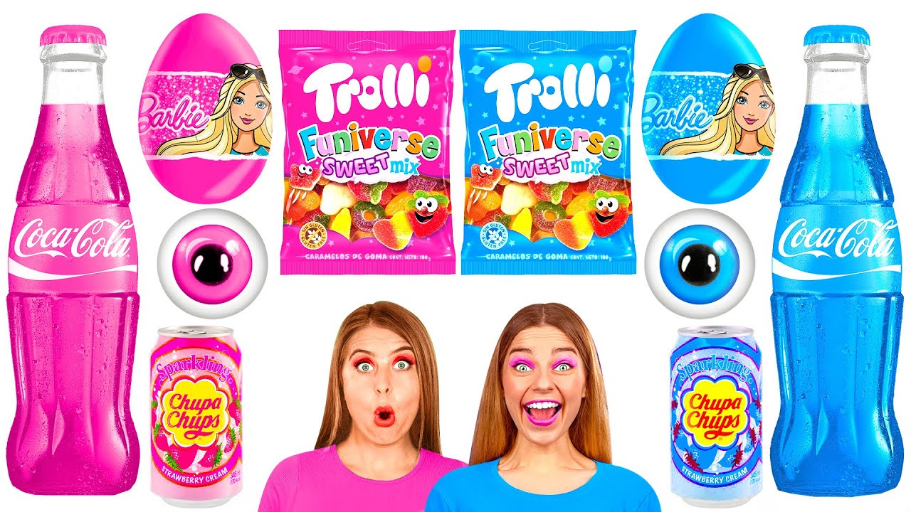 Едим Продукты Только Розового цвета 24 часа Челлендж с Crazy DO