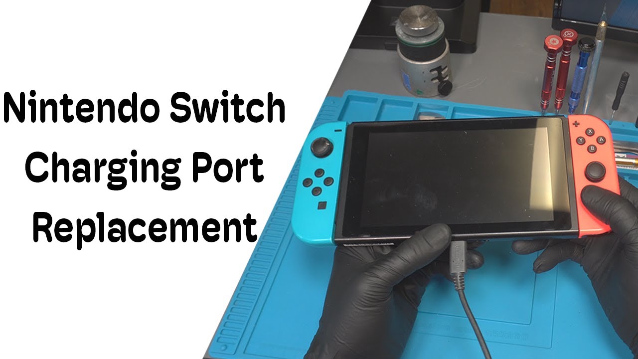 Замена порта зарядки Nintendo Switch