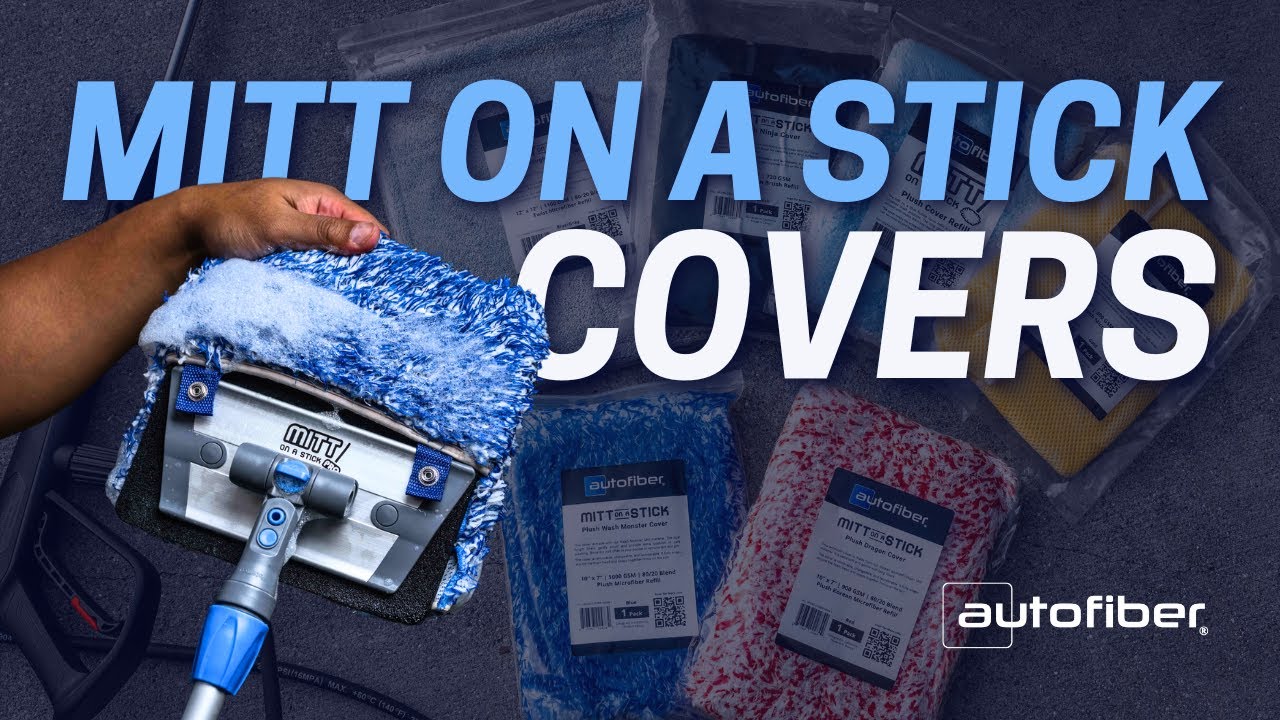 Supercharge Your Cleaning Game With Autofiber's Mitt on a Stick Covers