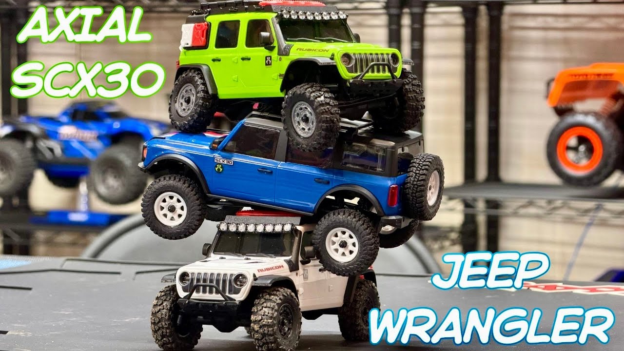 Распаковка и тест-драйв Axial SCX30 Wrangler!