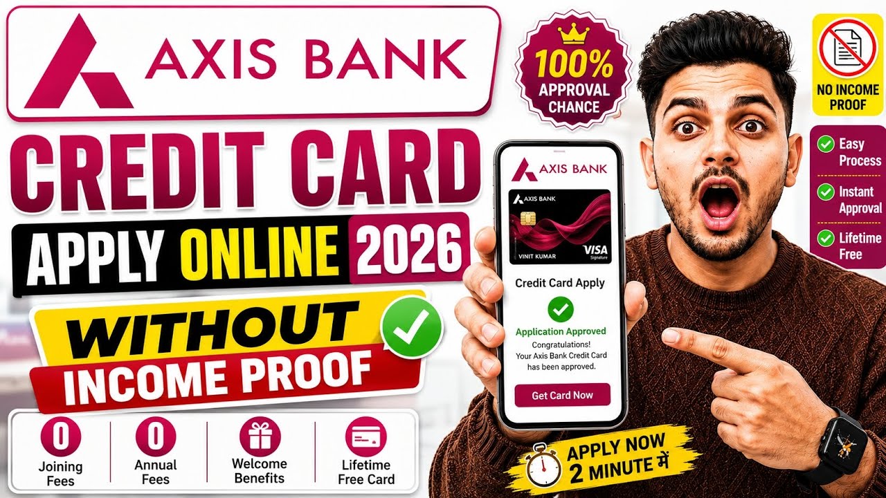 Axis Bank Credit Card Apply Online 2026 | How To Apply Axis Bank Credit Card | Flipkart Credit Card