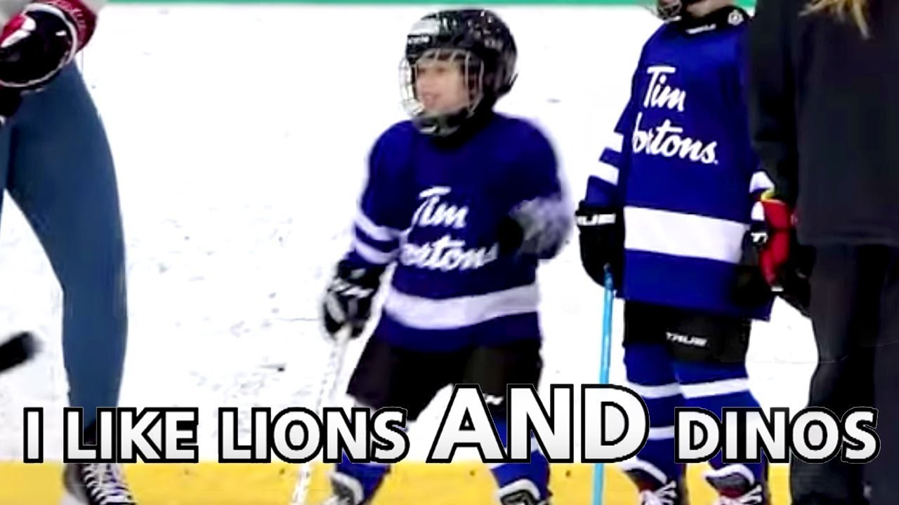 5-Year-Old Mic'd Up at Hockey Practice