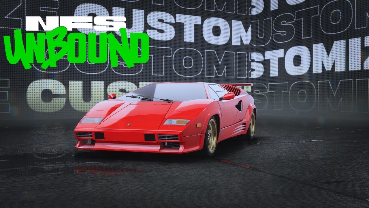 NFS Unbound: Lamborghini Countach - Customization & Gameplay