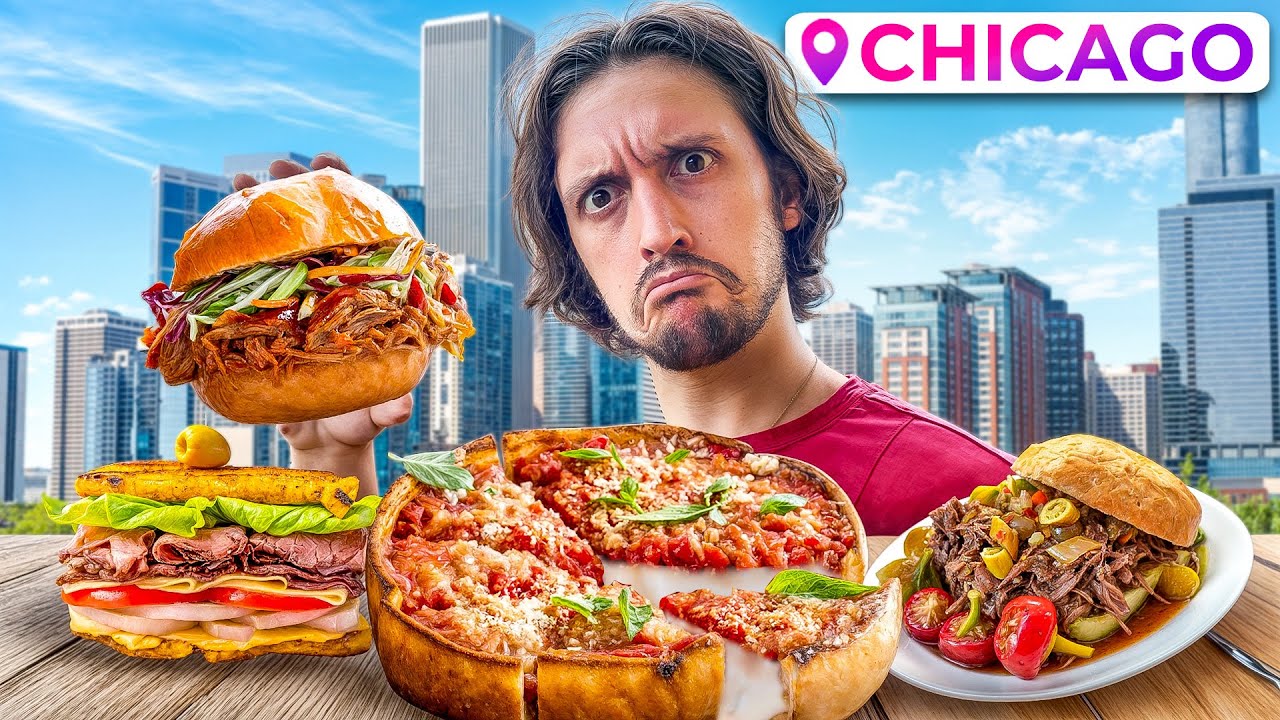 24 ORE CIBO ZOZZO A CHICAGO -  la DEEP DISH PIZZA E' INCREDIBILE