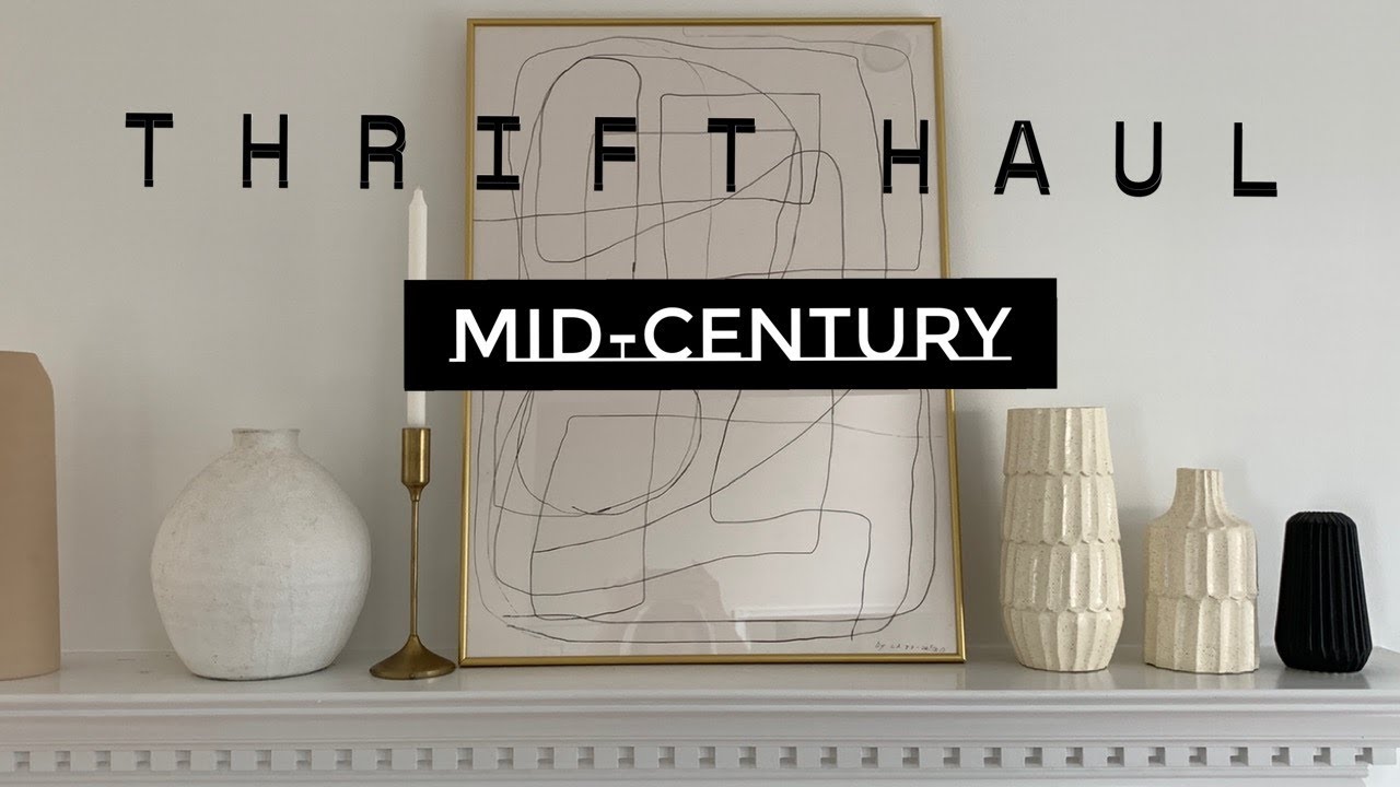 THRIFT WITH ME / Mid-Century AMAZING Finds!!