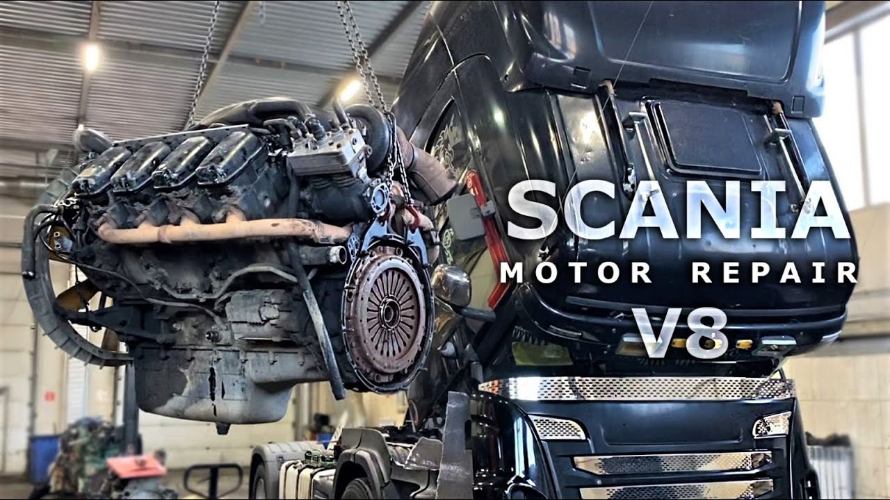 REPAIR  DC 16 04 SCANIA R500 сборка ДВС часть2