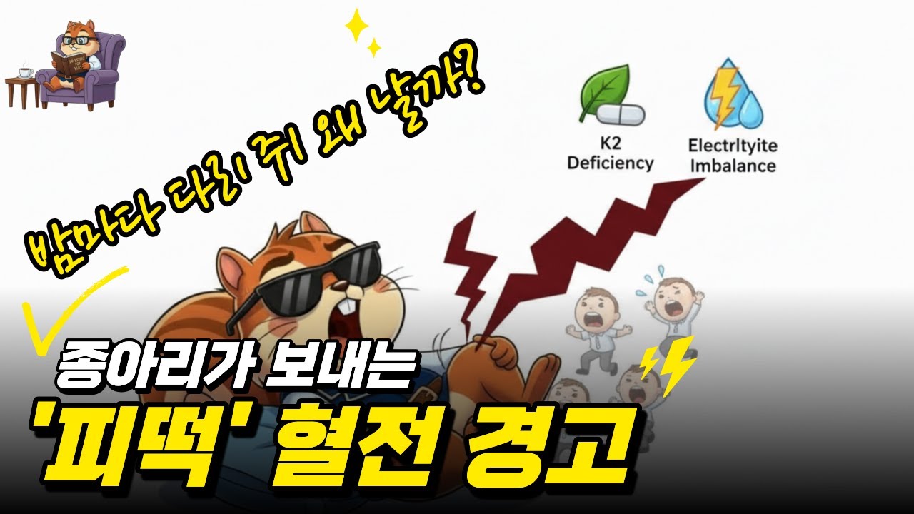종아리를 주무르기만 해도 혈액순환이 달라지는 과학적 원리
