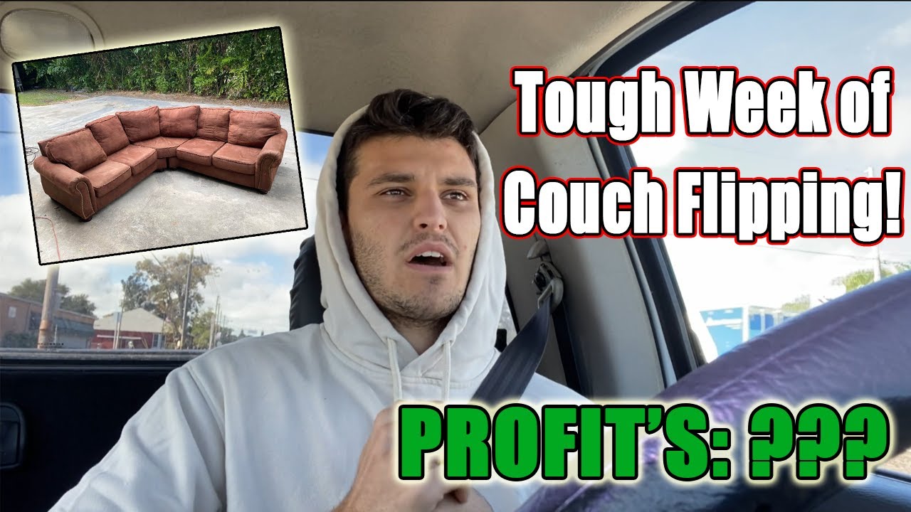 Couch Flipping Ep.3 - The Best Side Hustle 2021 - What a bad week of reselling couches can look like