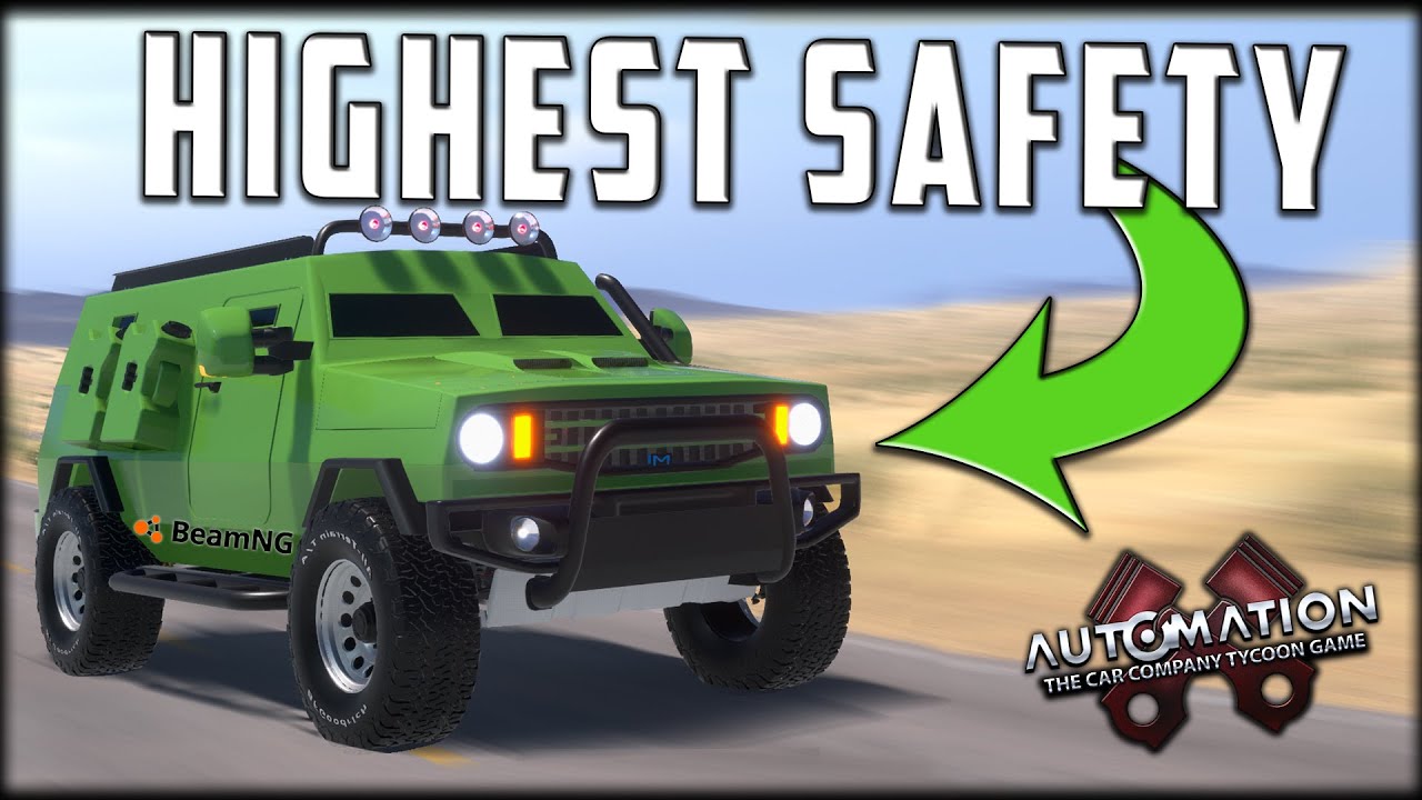 Building The Safest Car Ever!! Automation - BeamNG