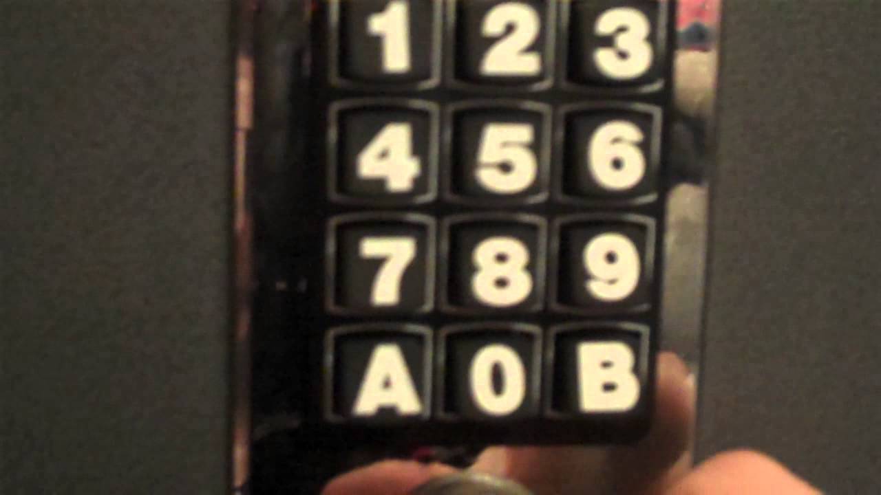 How to open a safe.