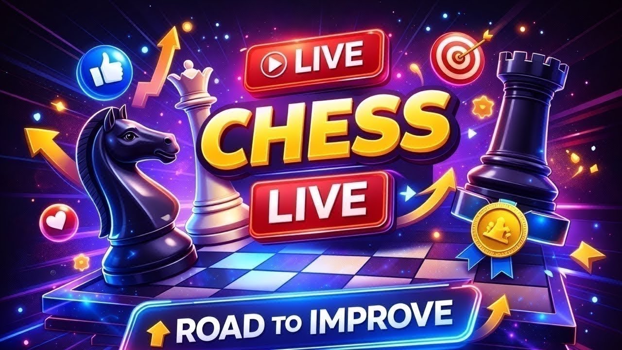 Chess Live 🔴 Road to Improve | Playing & Learning Everyday.