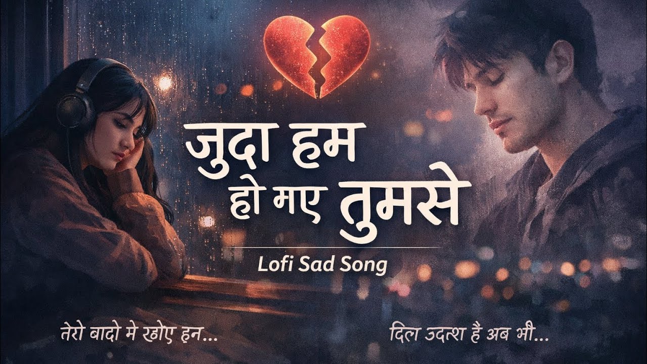 🎧 Juda Hum Ho Gaye Tumse | Heart Touching Lofi Sad Song | Hindi Broken Heart Song