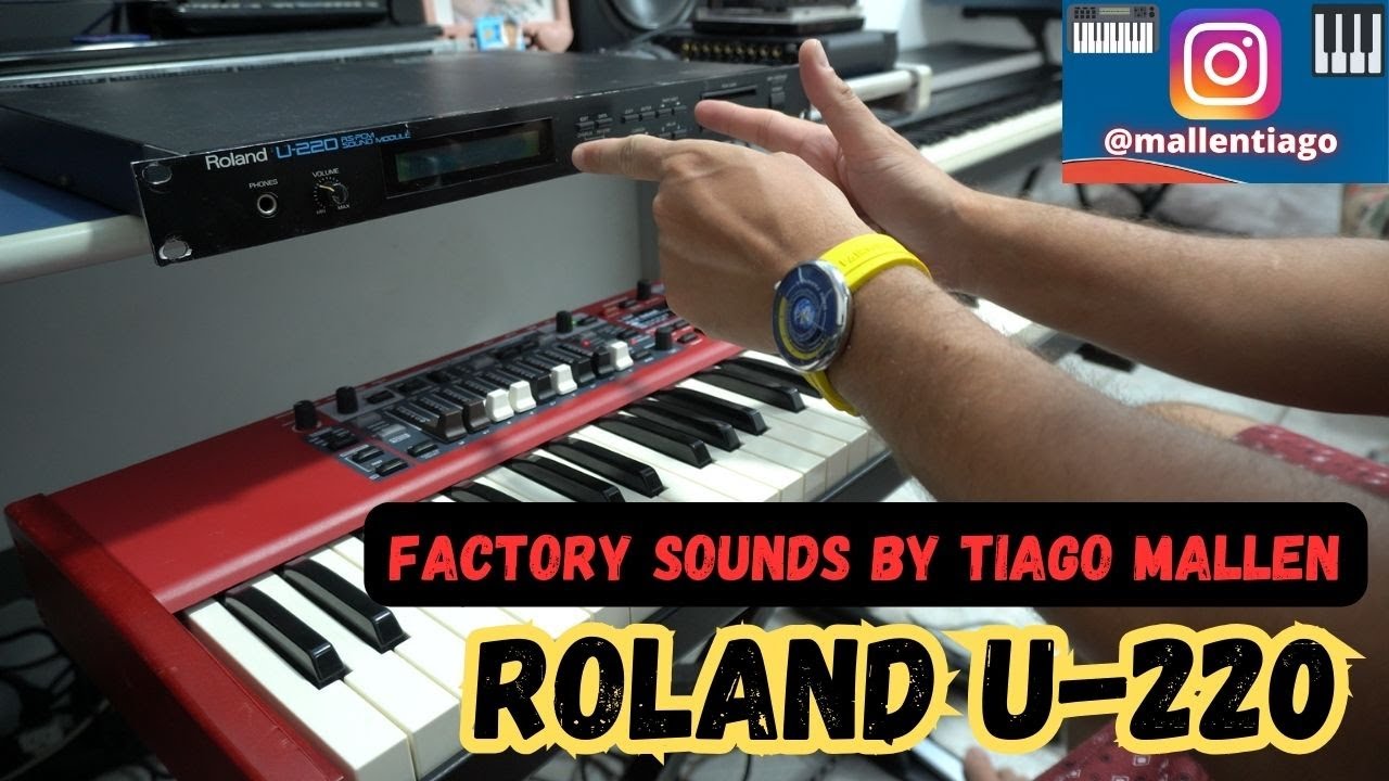 ROLAND U-220 - (ANO 1990) TIMBRE DE PIANO MELHOR QUE DA LINHA JV E XP,INCRIVEL! by TIAGO MALLEN