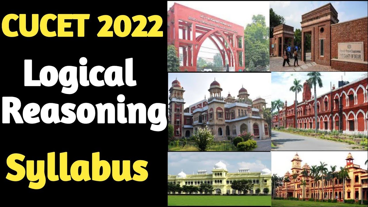 CUCET 2022 Logical Reasoning syllabus // Reasoning syllabus for CUCET Entrance Exam 2022