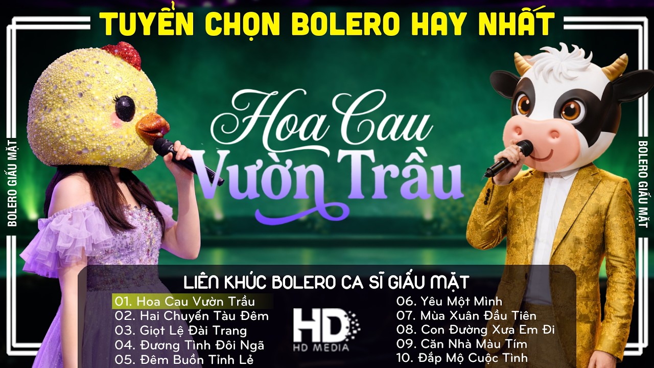 Tuyển Chọn Bolero Hay Nhất | Hoa Cau Vườn Trầu, Hai Chuyển Tàu Đêm | Liên Khúc Giọng Ca Vàng