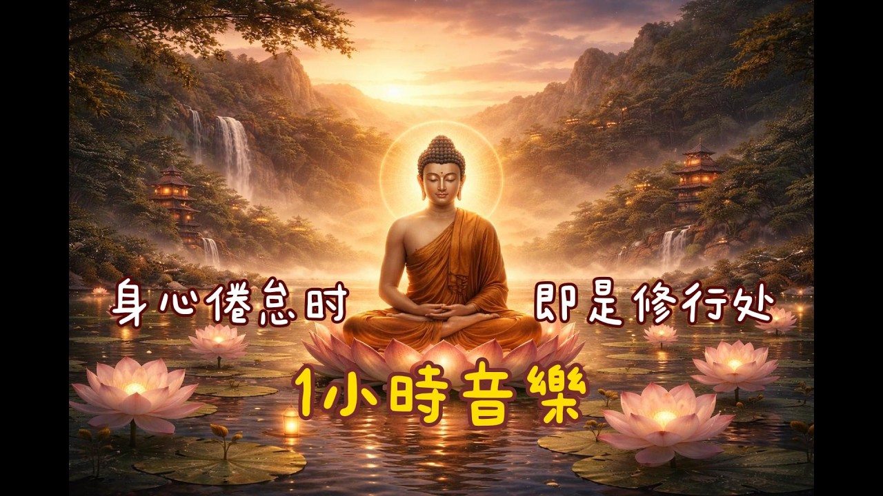 『佛光守護｜一小時能量淨化音』是時候，為內心「拂塵見光」了。#成為自己的清泉  #療癒 #靜心 #冥想 #Zen #Healing
