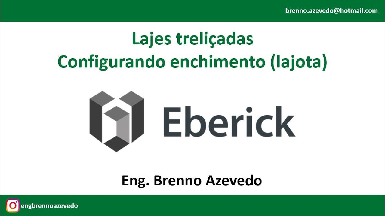 Lajes treliçadas - Configurando enchimento em EPS (Lajota de isopor) - Eberick