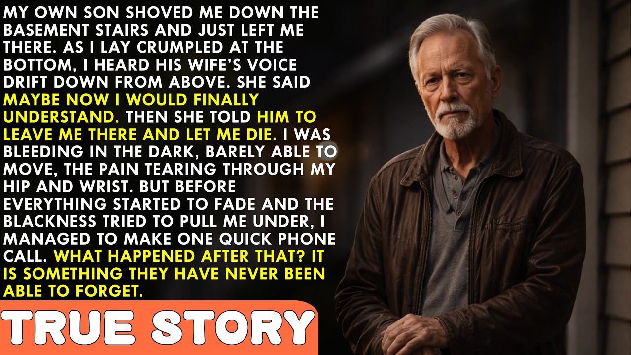 My Son Pushed Me Down The Basement Stairs — But One Phone Call From Me Changed Everything…