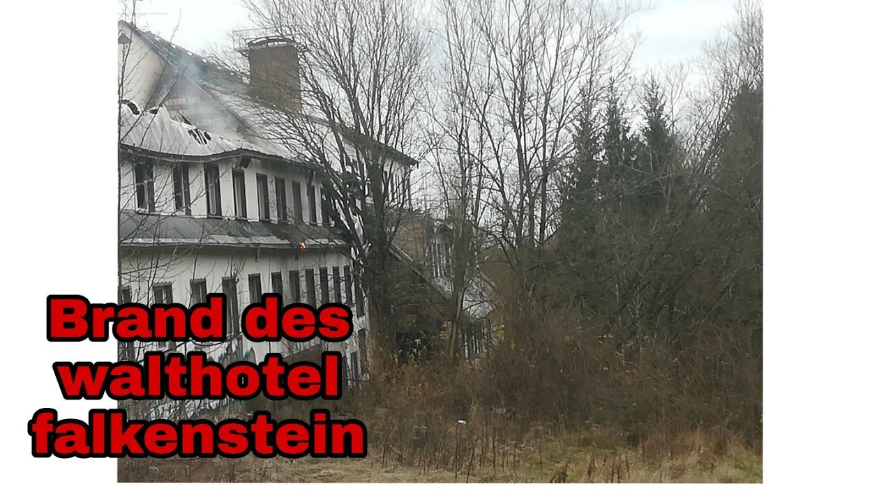 Brand im Waldhotel Falkenstein