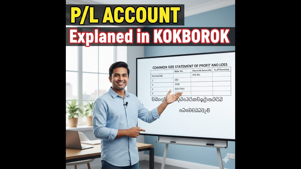 Common size statement of P/L account how to calculate percentage of Revenue of operation