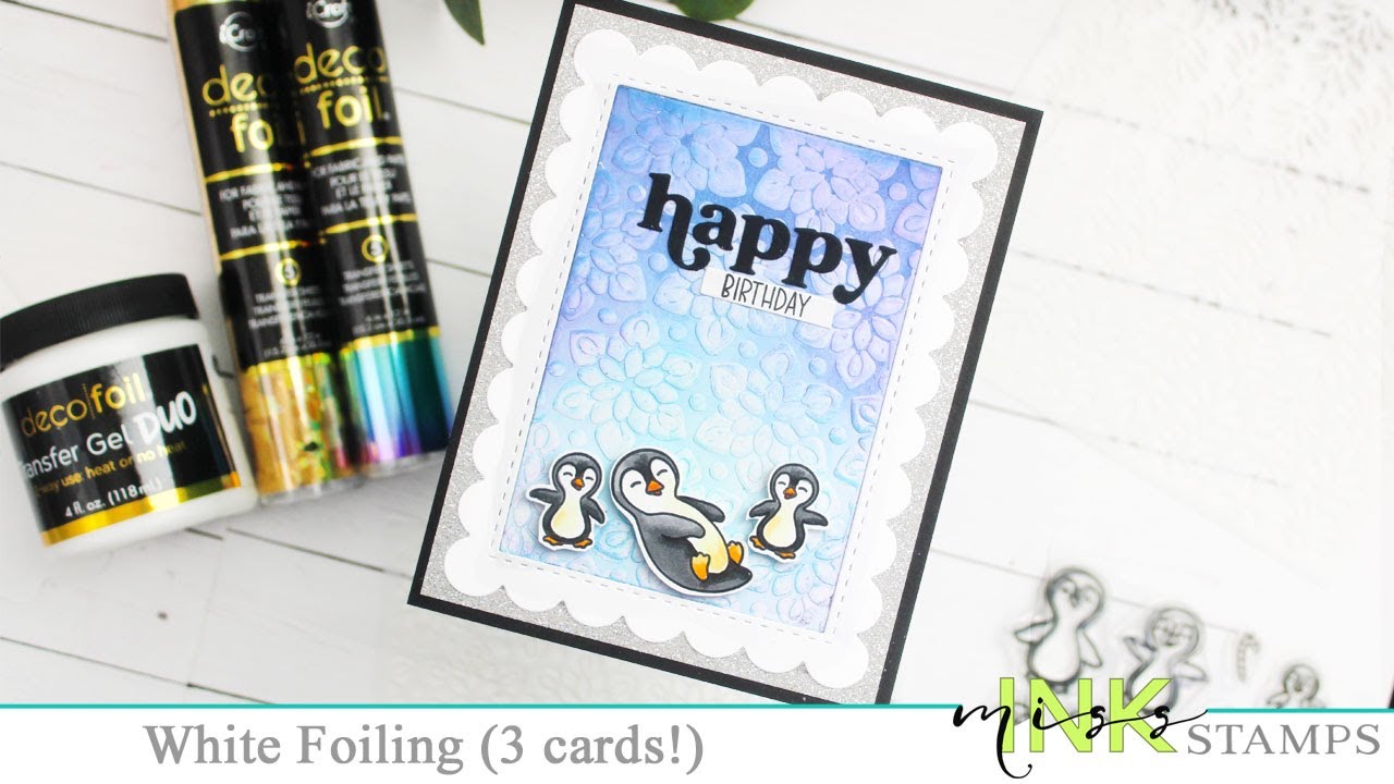 Foiling With Stencils (& What to do with White Foil)