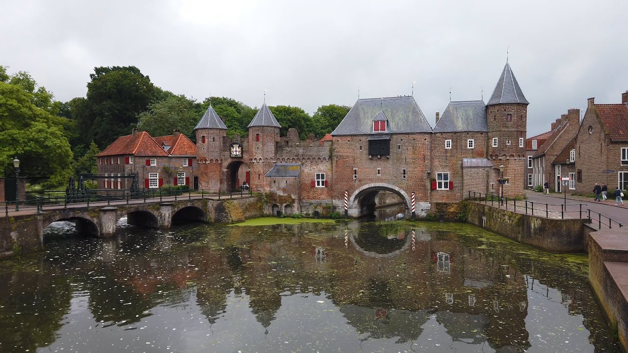 Walking in Rainy Amersfoort ☔ | The Netherlands - 4K60