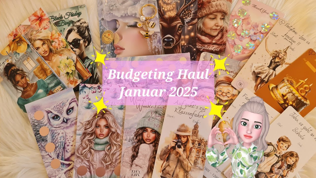 ✨️💜✨️Budgeting Mini Haul von Budgetrinchen & Vielen mehr💜 | Januar 2025 | Umschlagmethode✨️💜✨️