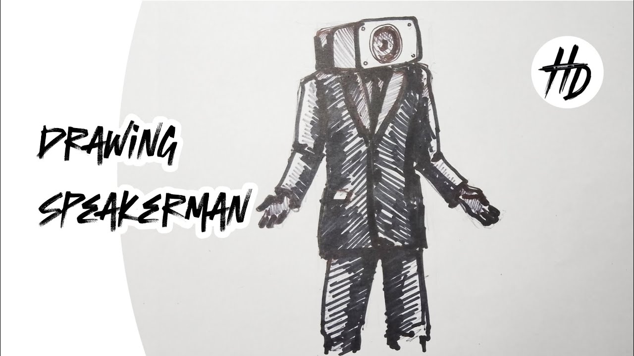 Draw Speakerman from Skibidi Toilet 79 (part 1) by @DaFuqBoom