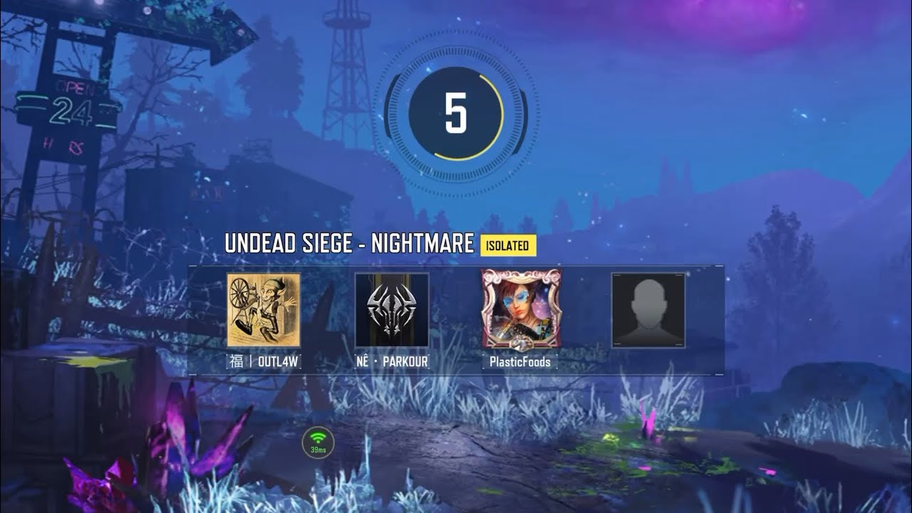 CODM Undead Siege Nightmare Mode Only Snipers and No Turrets W/ Parkour & Plasticfoods