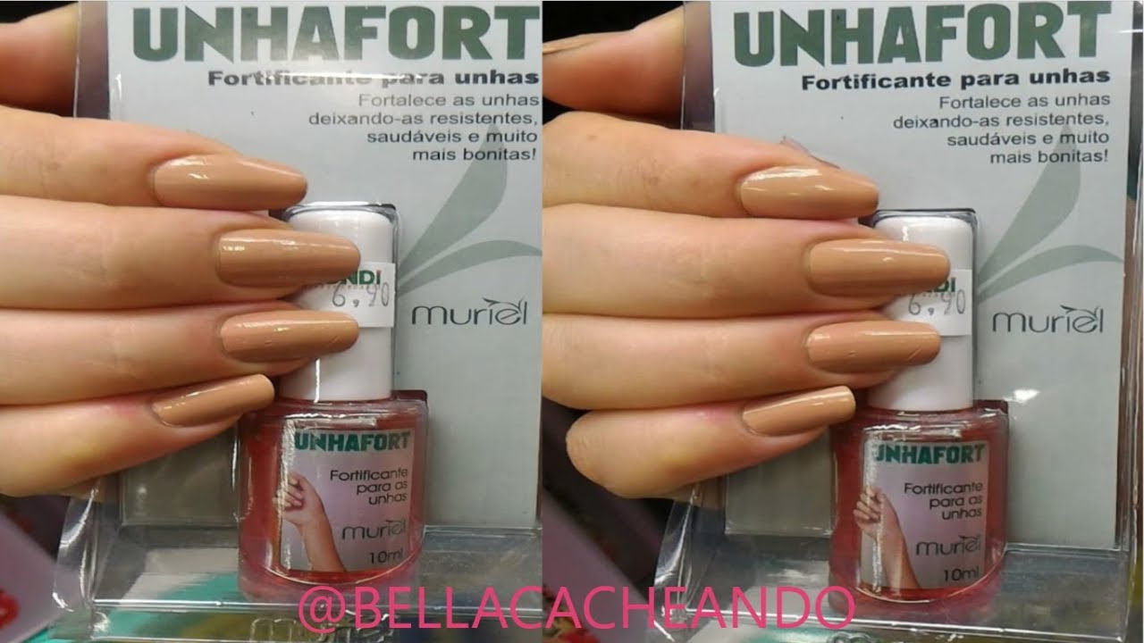 UNHA FORTE MURIEL - BASE FORTALECEDORA - unhas grandes e duras.