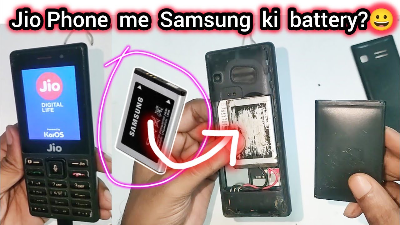 How to install Samsung battery in Jio phone? 🤔 | How to change battery in Jio phone