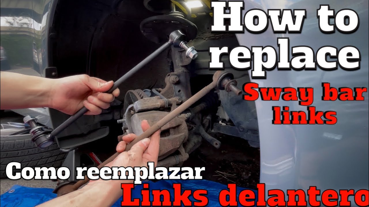 How to Replace sway bar link On Scion tC stabilizer bar or end link