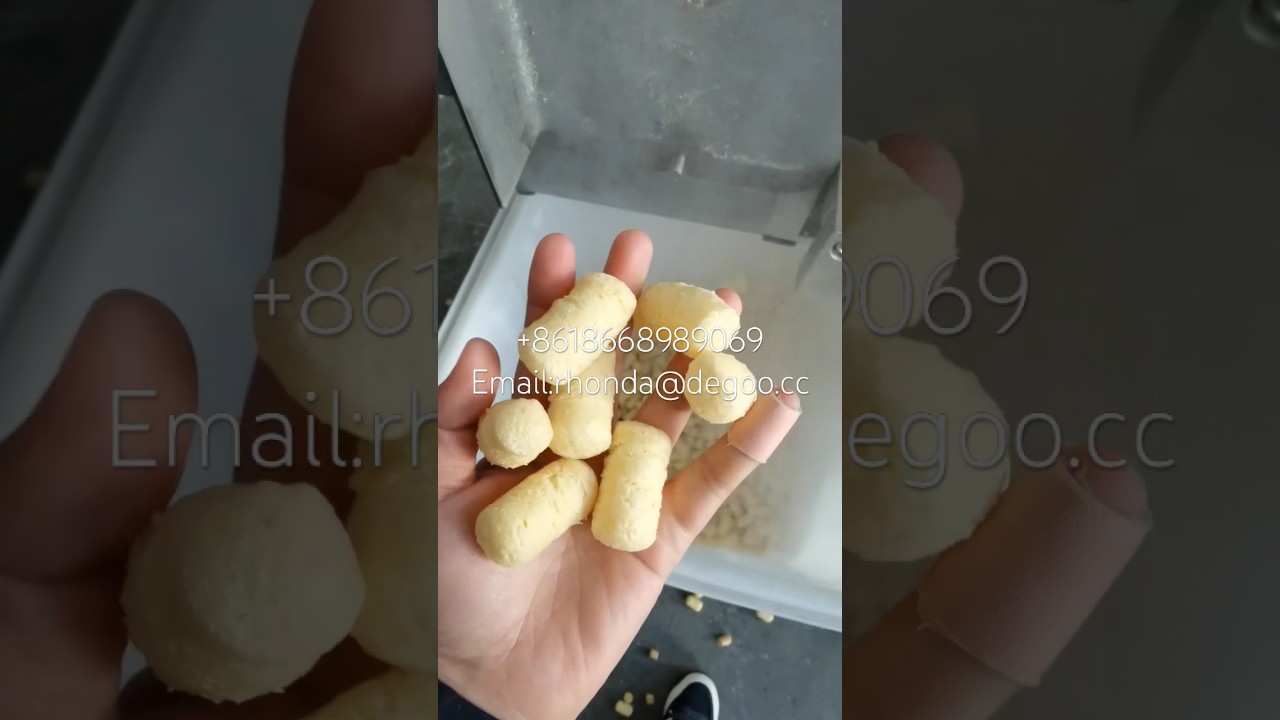 Crunchy corn puffs sticks cheetos corn curls maker machine