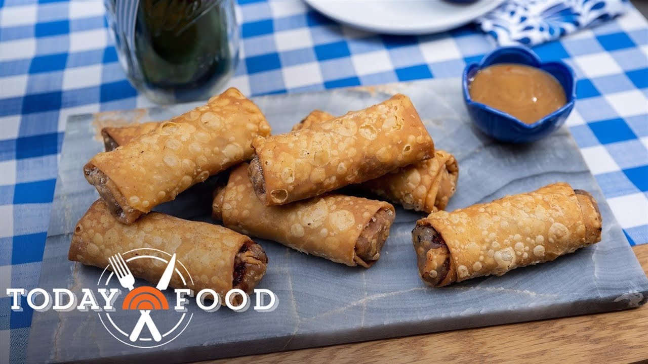 Pulled pork egg rolls: Get Adam Richman’s recipe