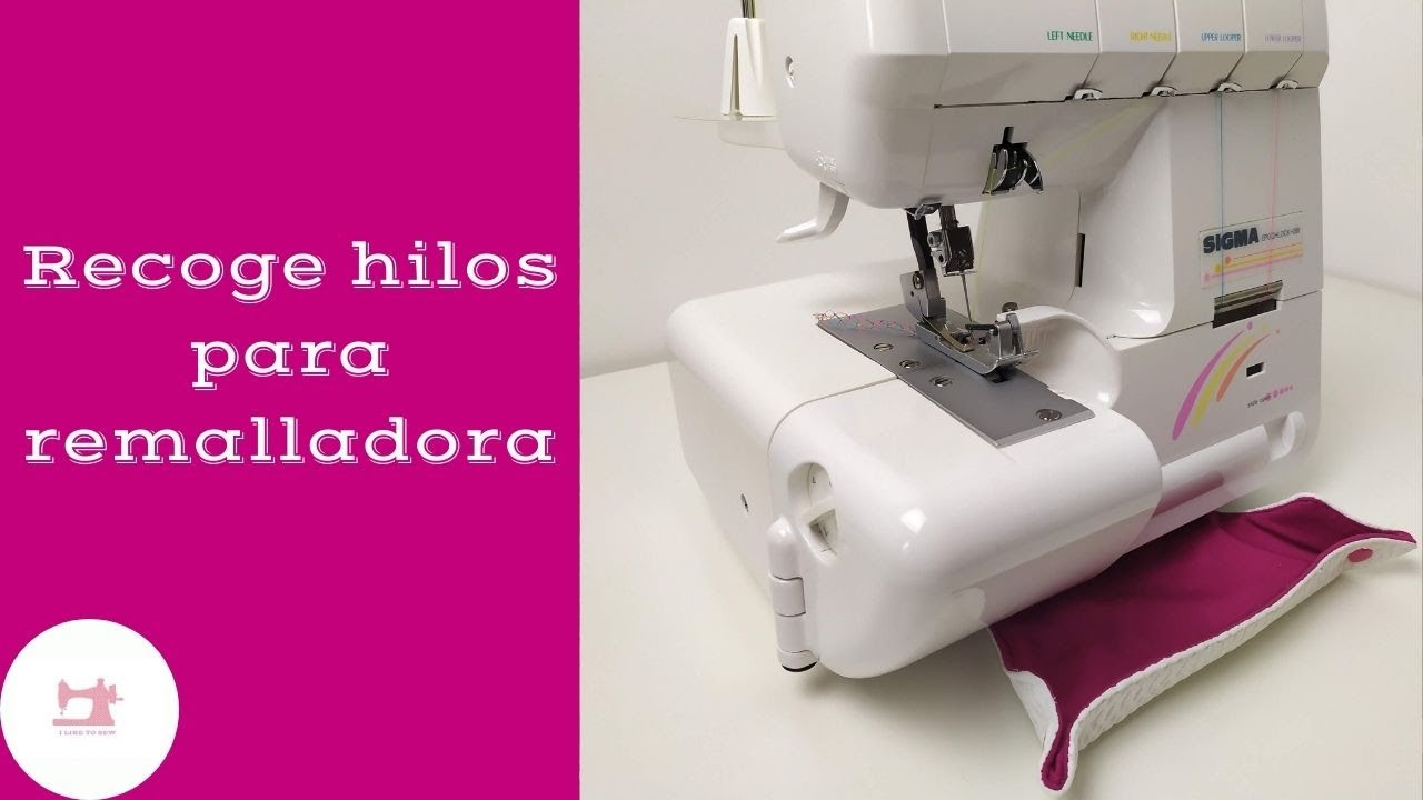 Recoge hilos para remalladora
