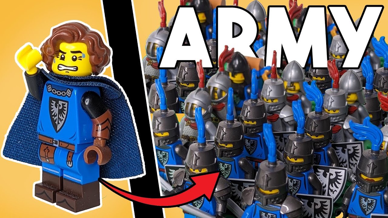 I Built a LEGO Black Falcon Army for my Modular Castle!