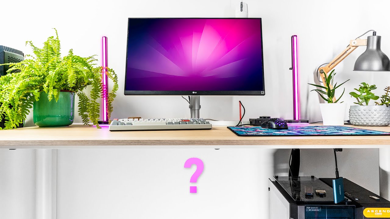 CHEAP and EASY desk cable management options!